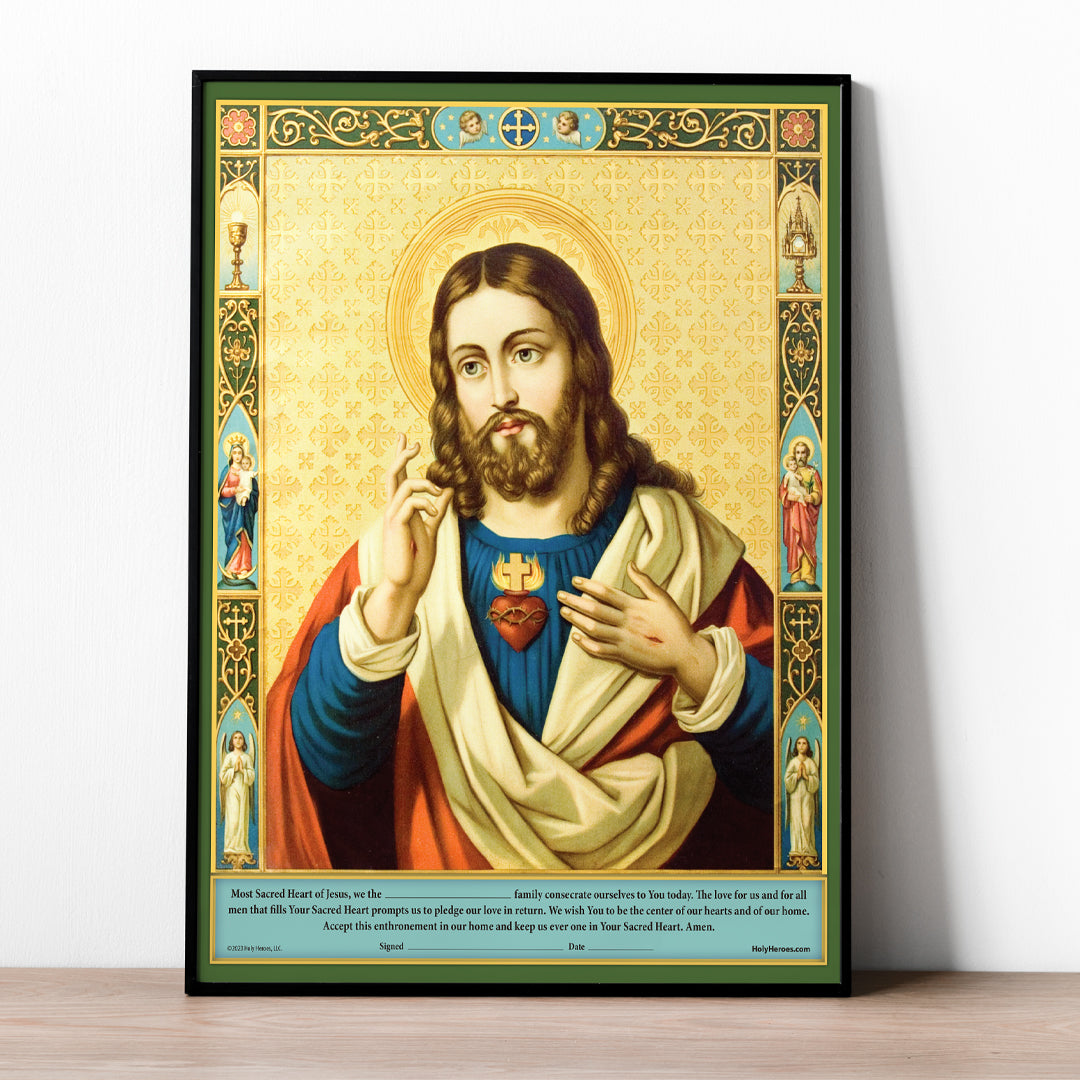 Sacred Heart Enthronement Print