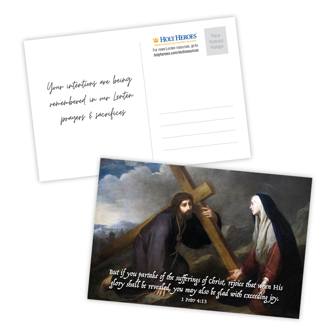 Lenten Daily Prayer & Sacrifice Cards (40 card set) - Holy Heroes