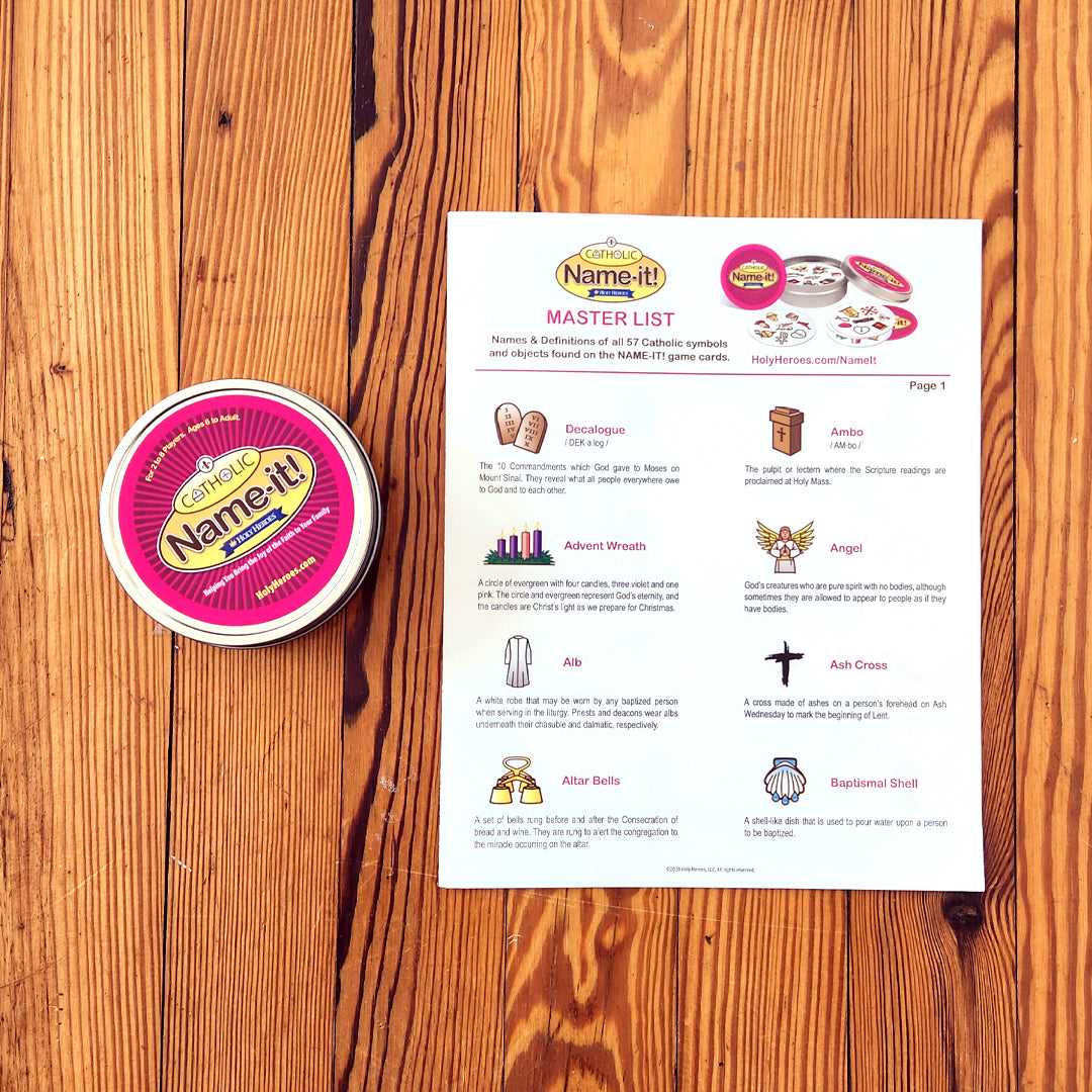 Catholic Name-It! game