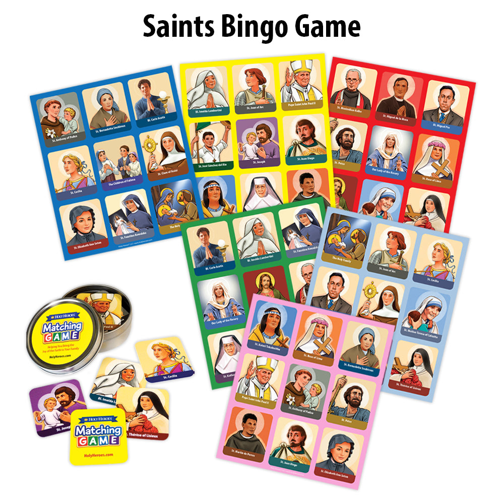 Saints Bingo Game - Holy Heroes