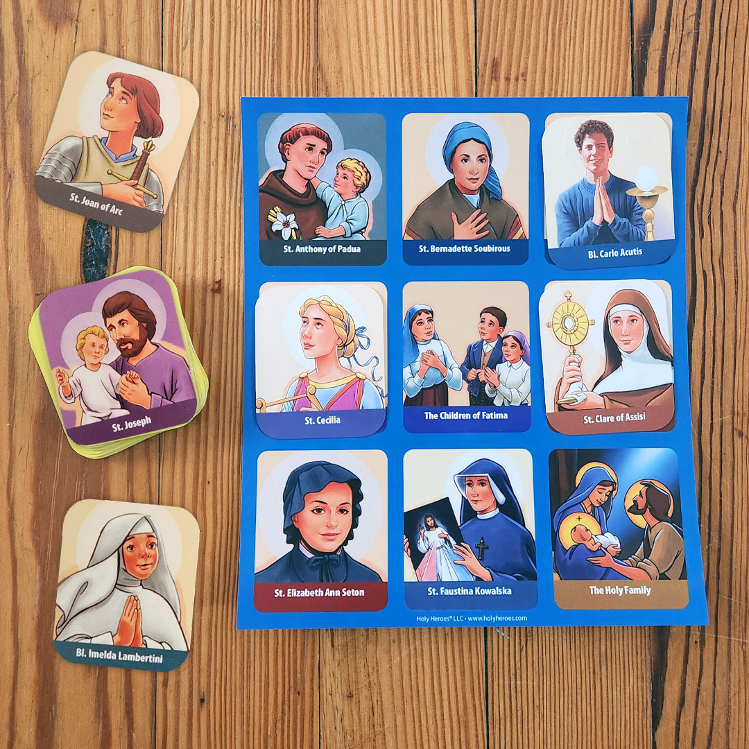 Saints Bingo Game - Holy Heroes