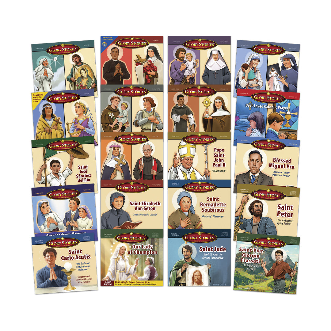 Glory Stories Complete CD Set - Catholic Saint Stories for Kids