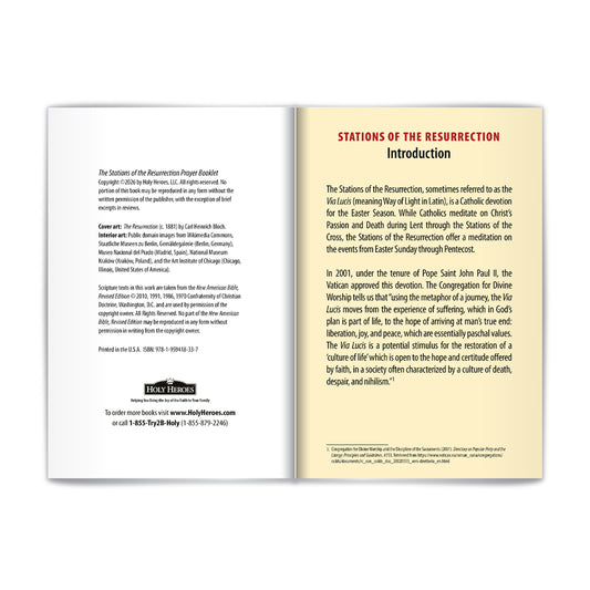 Stations of the Resurrection Prayer Booklet