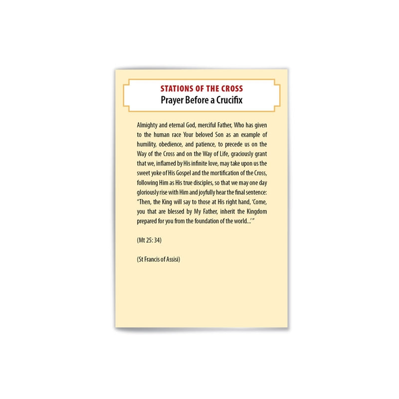 DAMAGED Stations of the Cross Prayer Booklet (Bi-lingual) - Holy Heroes