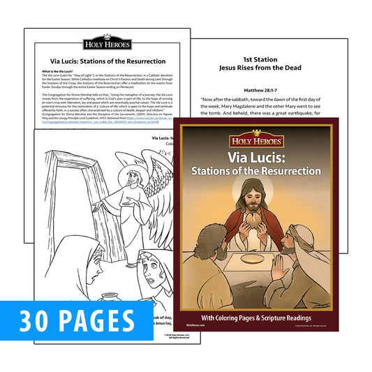 Via Lucis: Stations of the Resurrection Coloring Pages [Download]