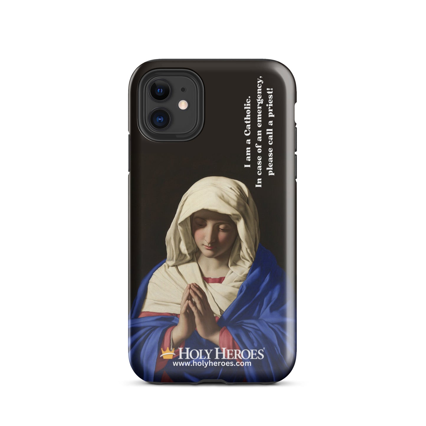 Praying Virgin Mary "I am a Catholic" Tough Case for iPhone®