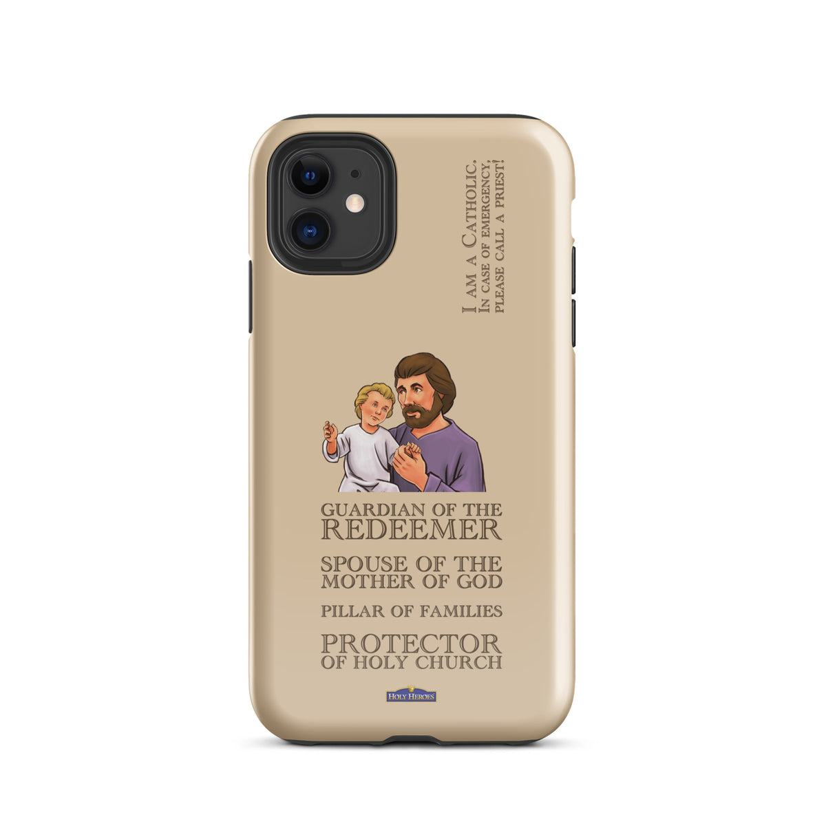 St. Joseph "I am a Catholic" Tough case for iPhone® - Holy Heroes