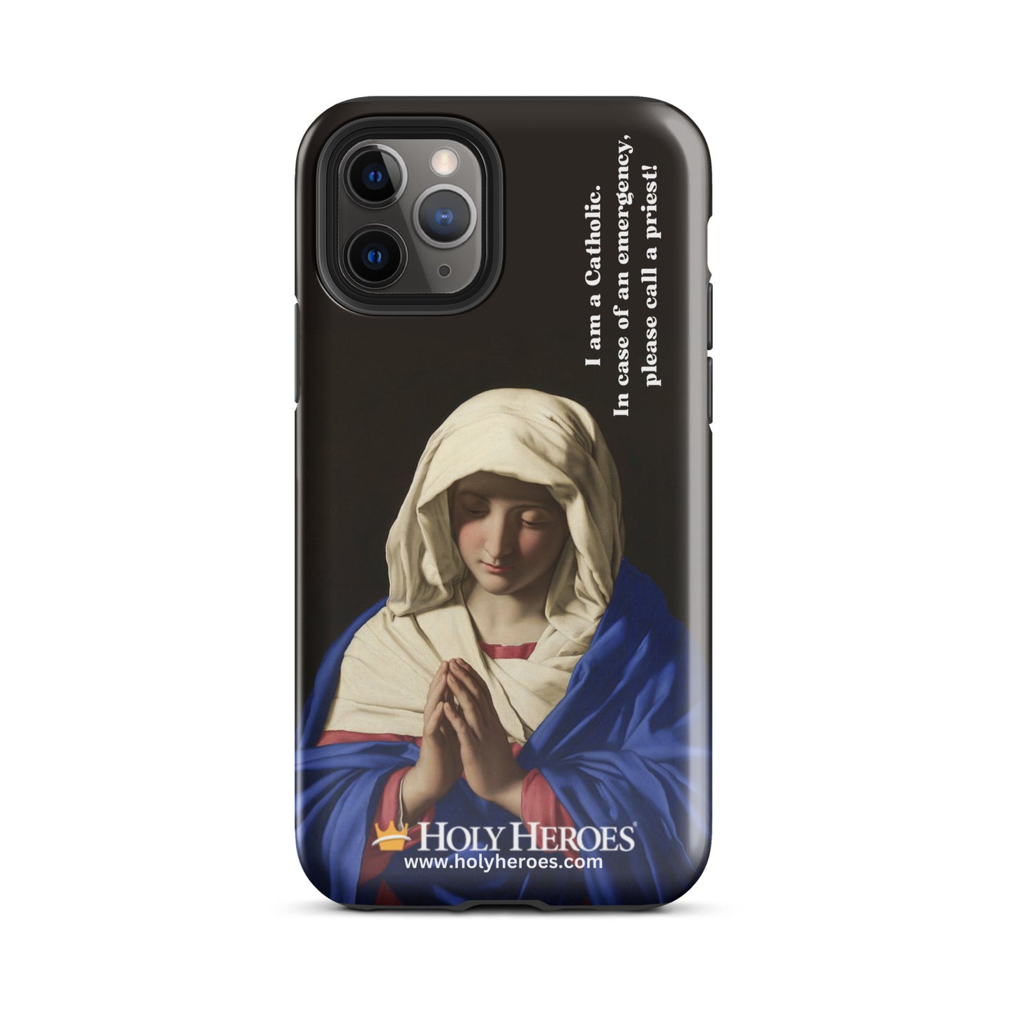 Praying Virgin Mary "I am a Catholic" Tough Case for iPhone®