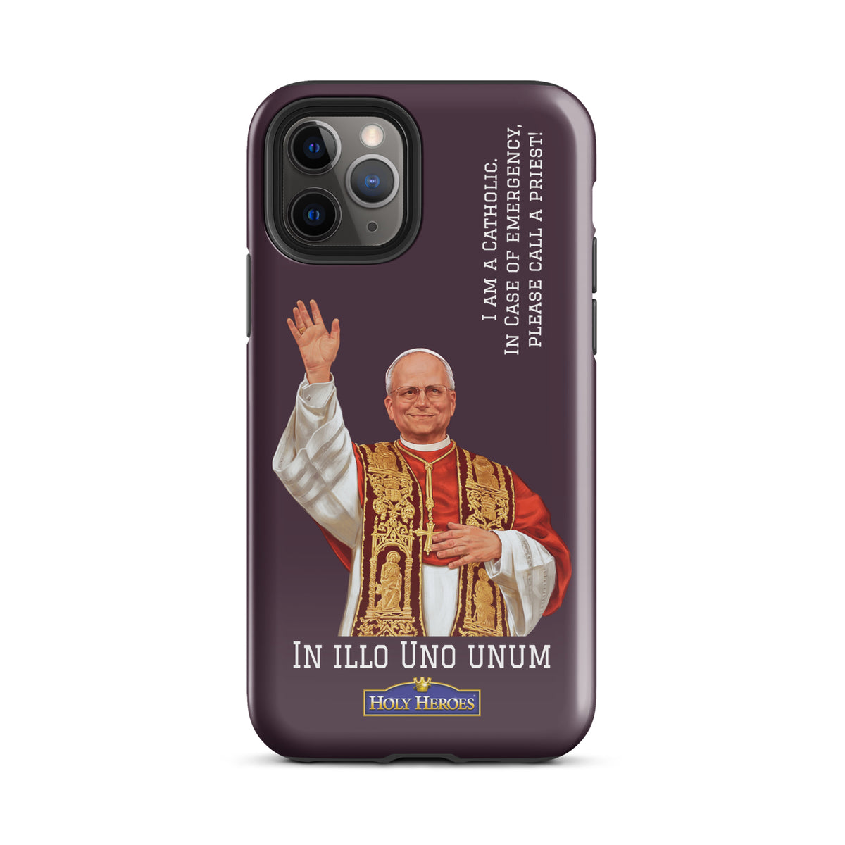 Pope Leo XIV "I am a Catholic" Tough Case for iPhone® - Holy Heroes