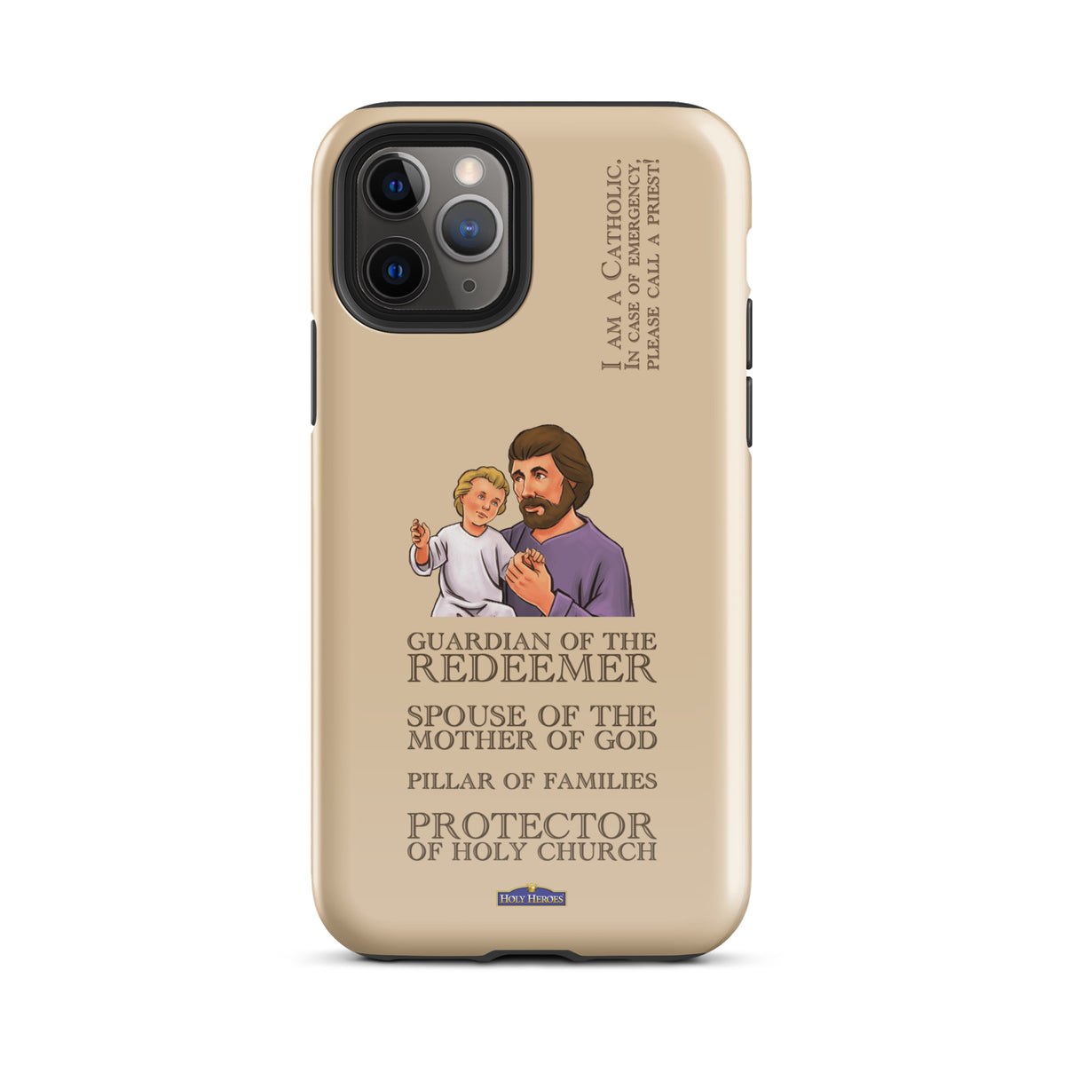 St. Joseph "I am a Catholic" Tough case for iPhone® - Holy Heroes