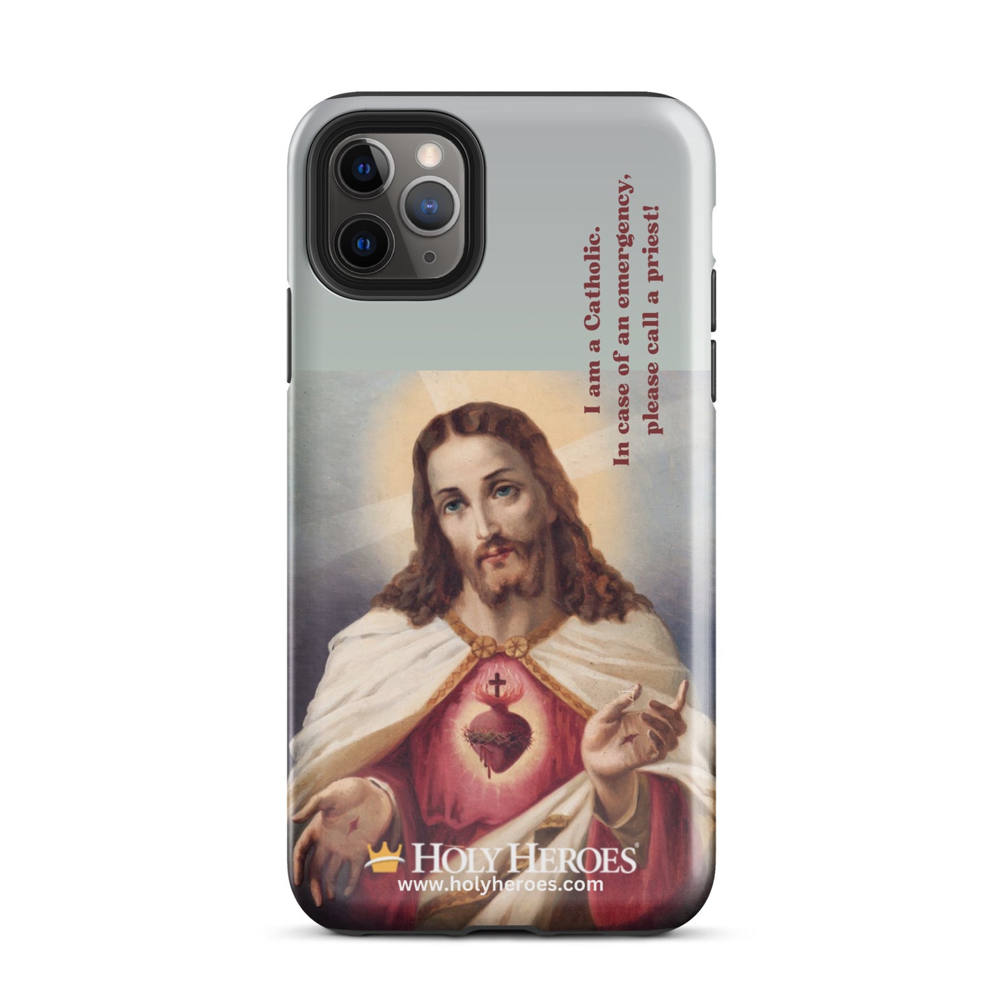 Sacred Heart "I am a Catholic" Tough Case for iPhone® - Holy Heroes