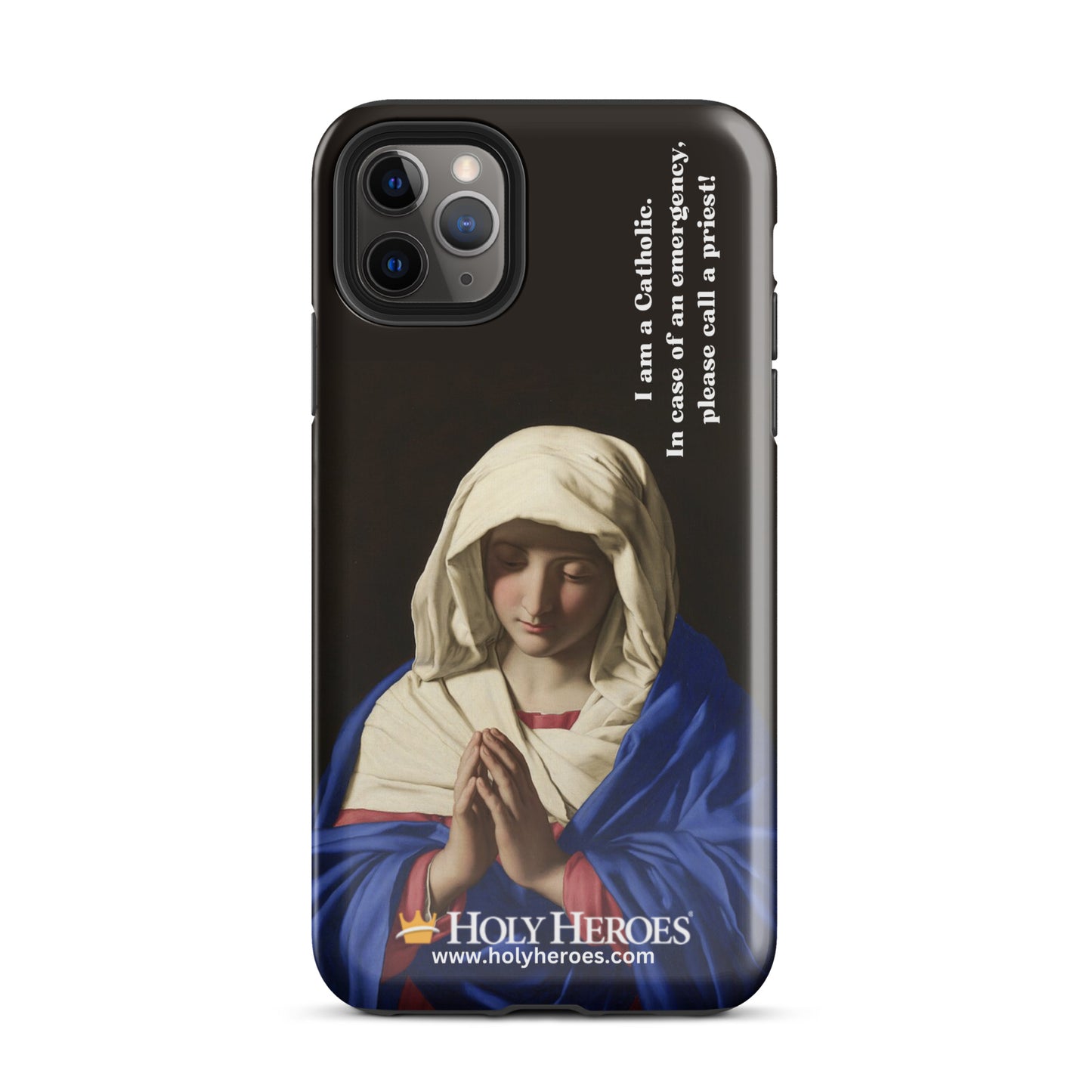 Praying Virgin Mary "I am a Catholic" Tough Case for iPhone®