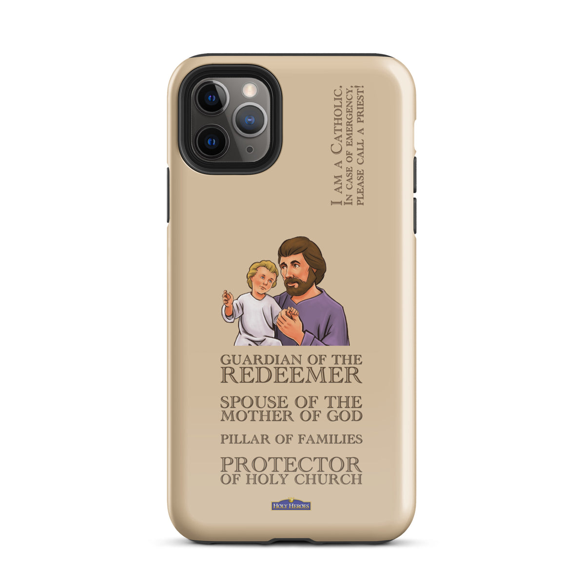 St. Joseph "I am a Catholic" Tough case for iPhone® - Holy Heroes