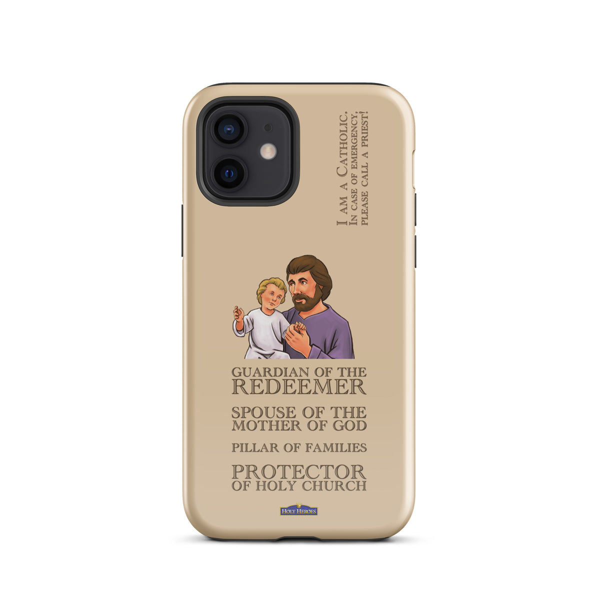 St. Joseph "I am a Catholic" Tough case for iPhone® - Holy Heroes