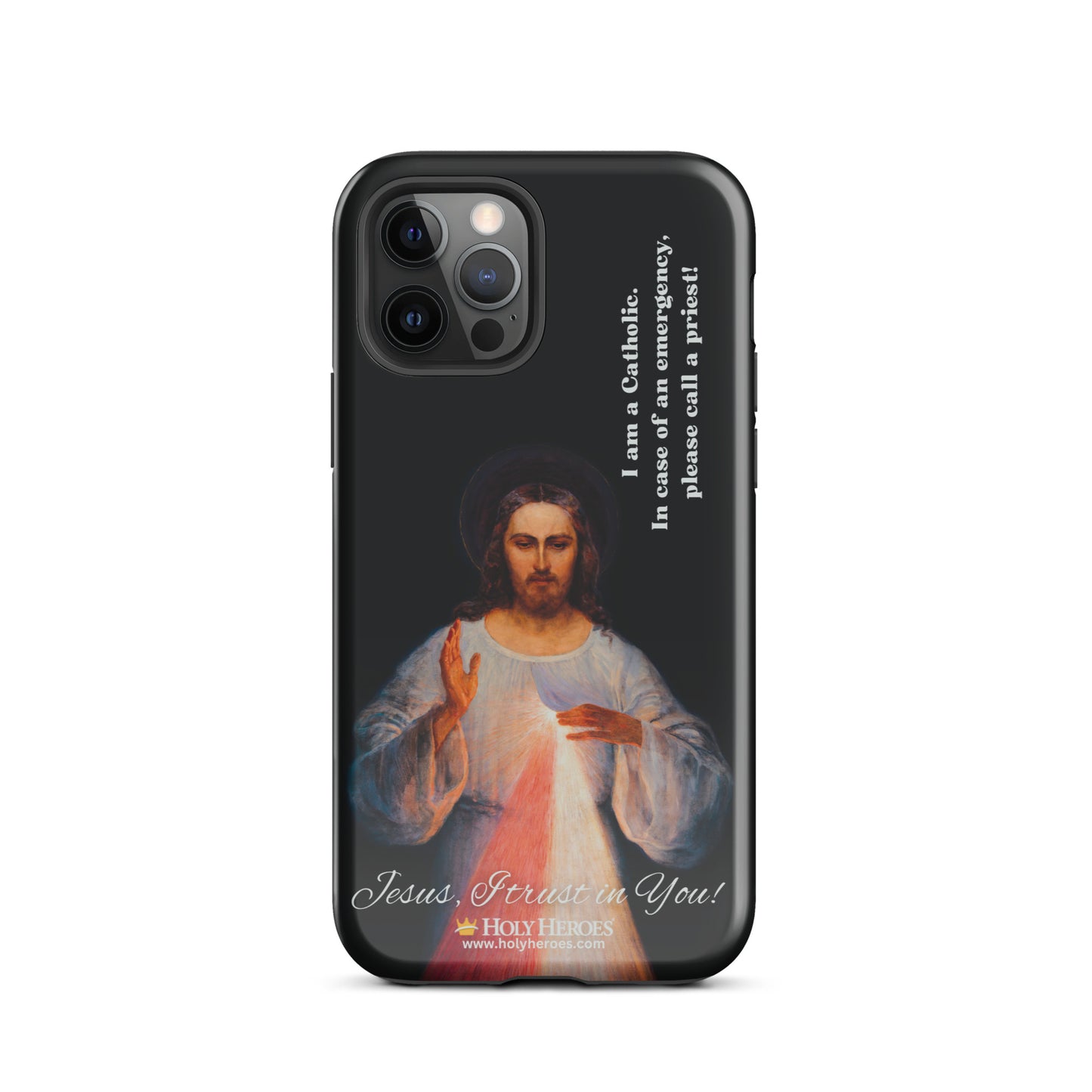 Divine Mercy (detail) "I am a Catholic" Tough Case for iPhone®