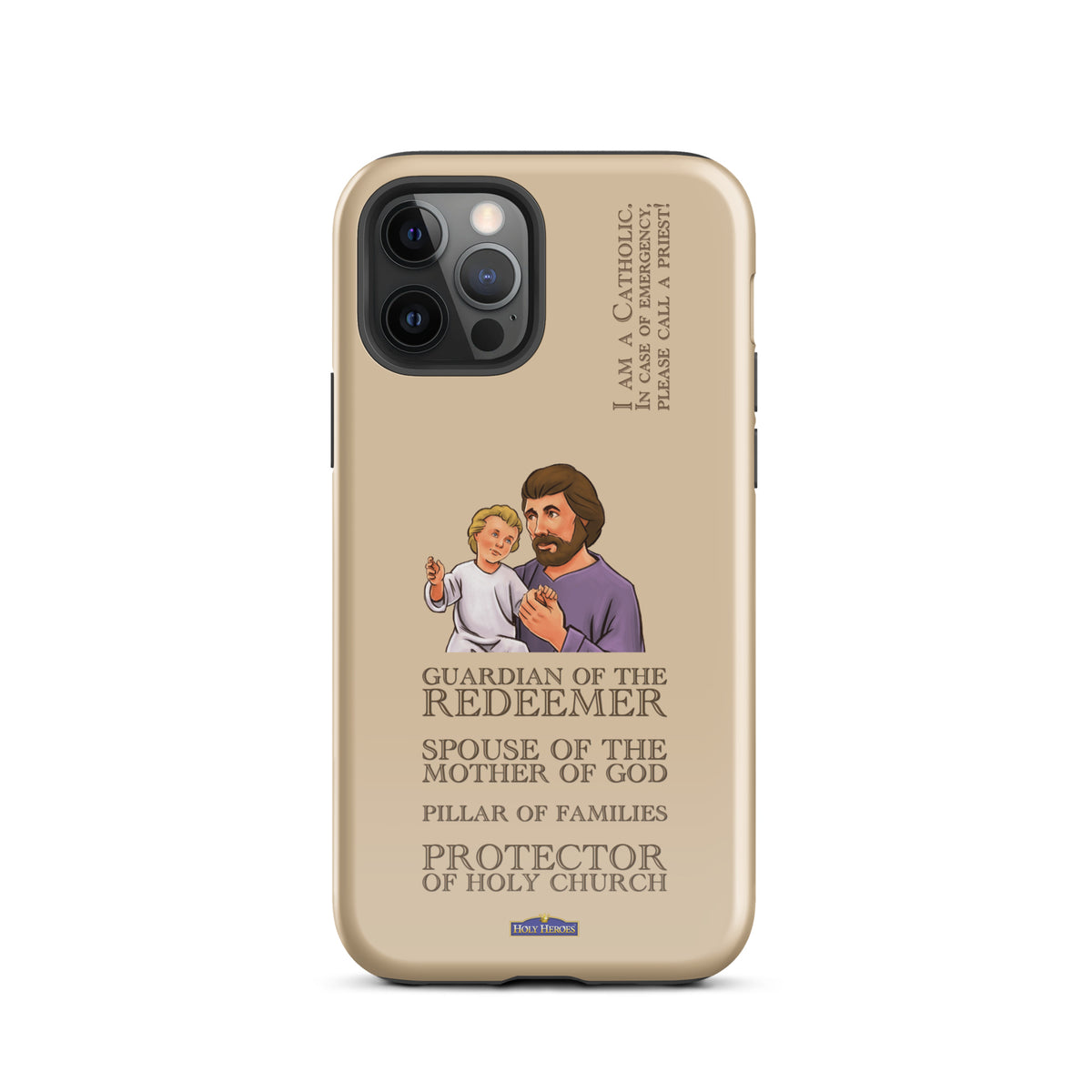 St. Joseph "I am a Catholic" Tough case for iPhone® - Holy Heroes