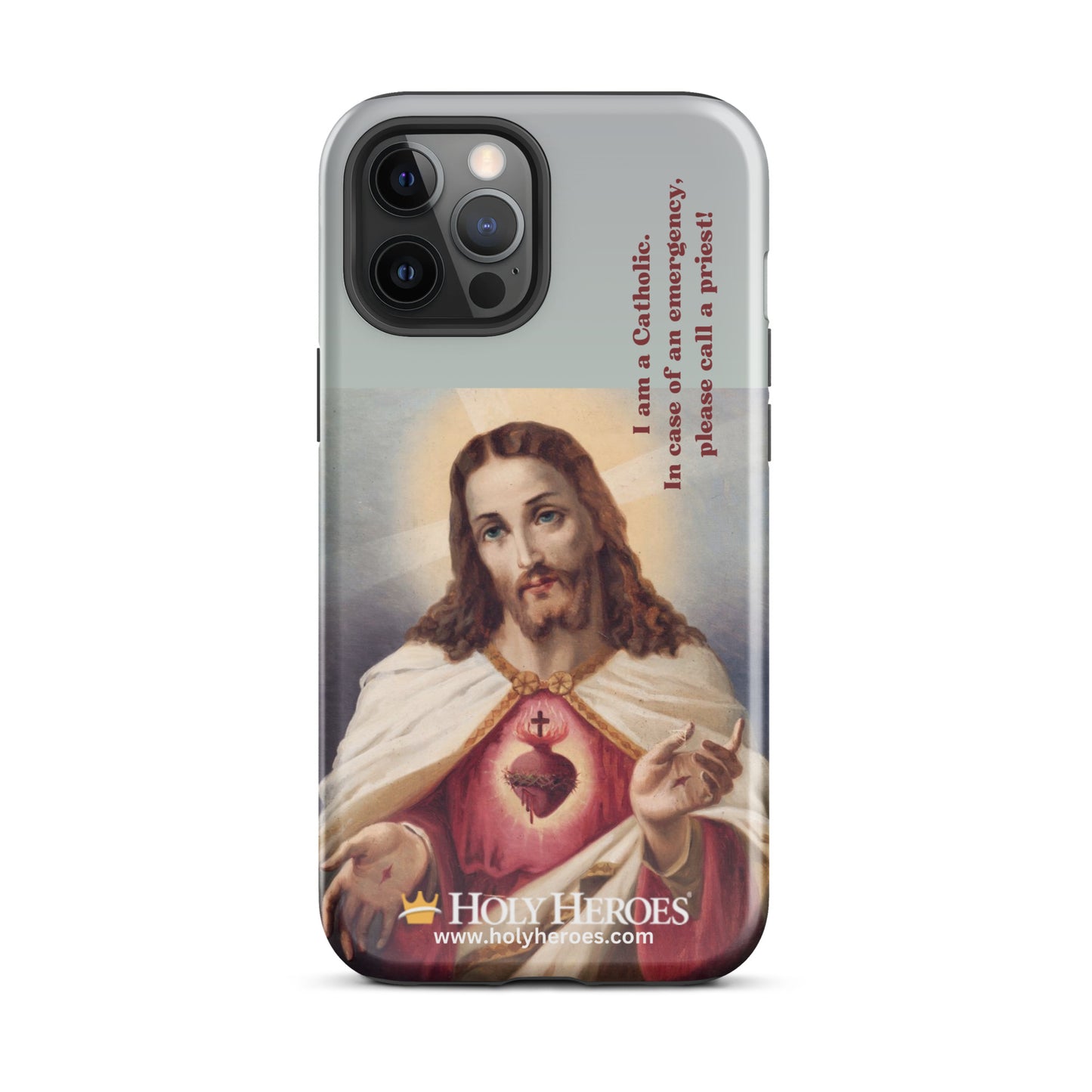 Sacred Heart "I am a Catholic" Tough Case for iPhone® - Holy Heroes