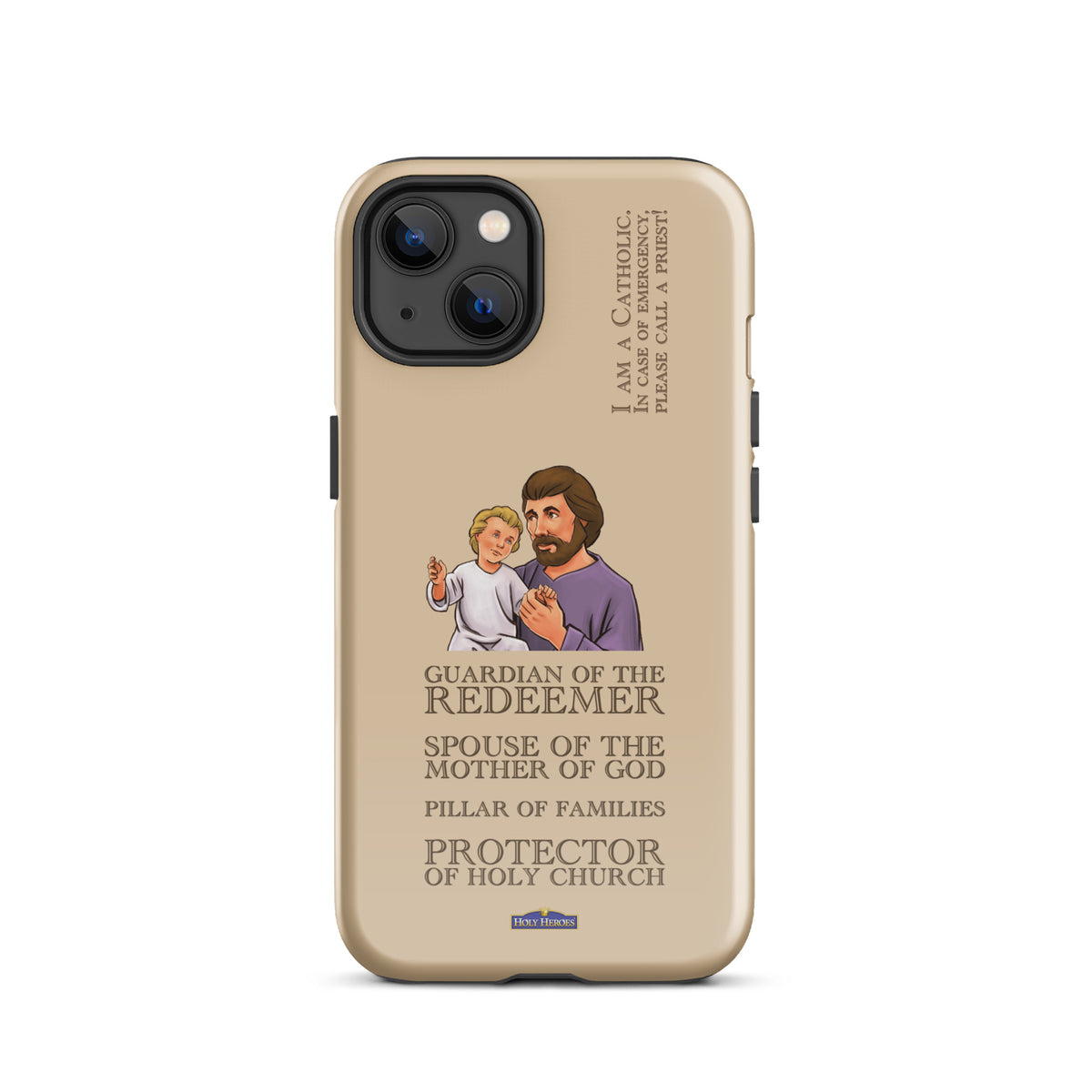 St. Joseph "I am a Catholic" Tough case for iPhone® - Holy Heroes