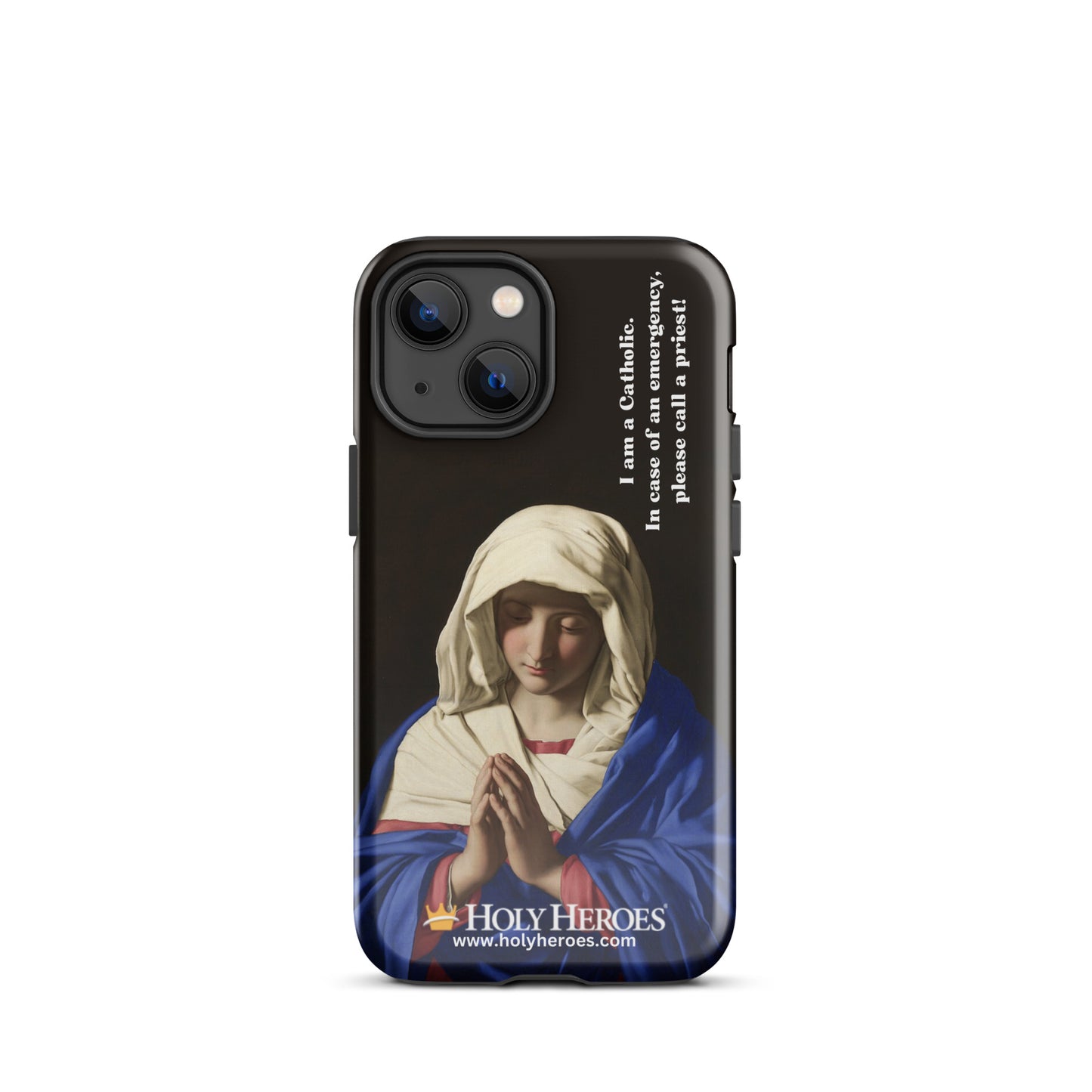 Praying Virgin Mary "I am a Catholic" Tough Case for iPhone®