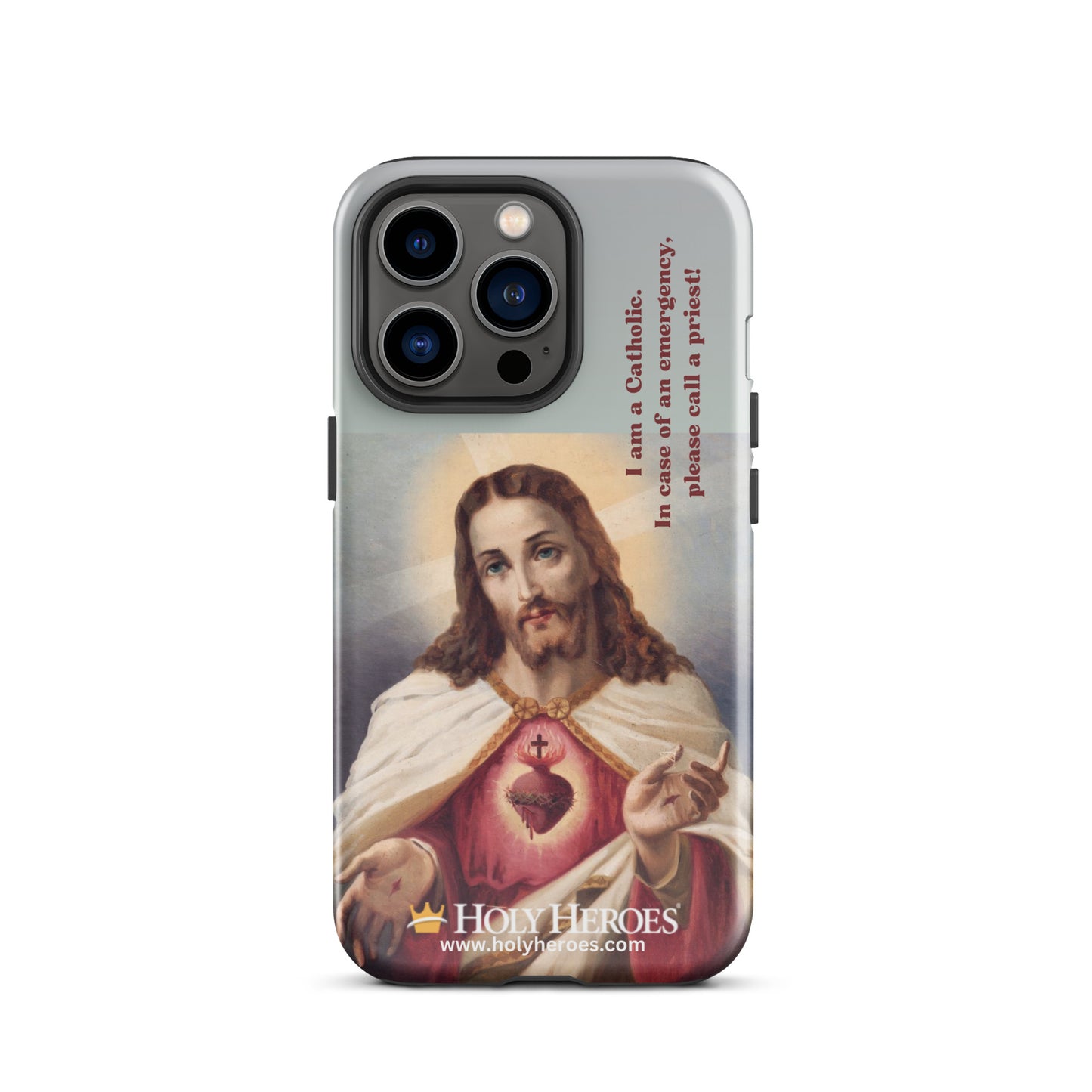 Sacred Heart "I am a Catholic" Tough Case for iPhone® - Holy Heroes