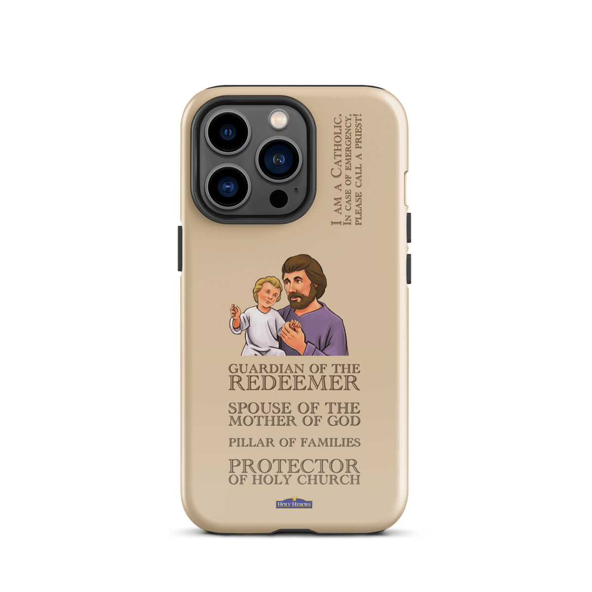 St. Joseph "I am a Catholic" Tough case for iPhone® - Holy Heroes