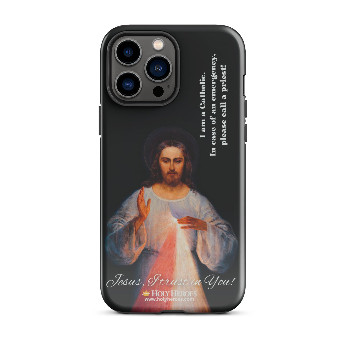 Divine Mercy (detail) "I am a Catholic" Tough Case for iPhone®