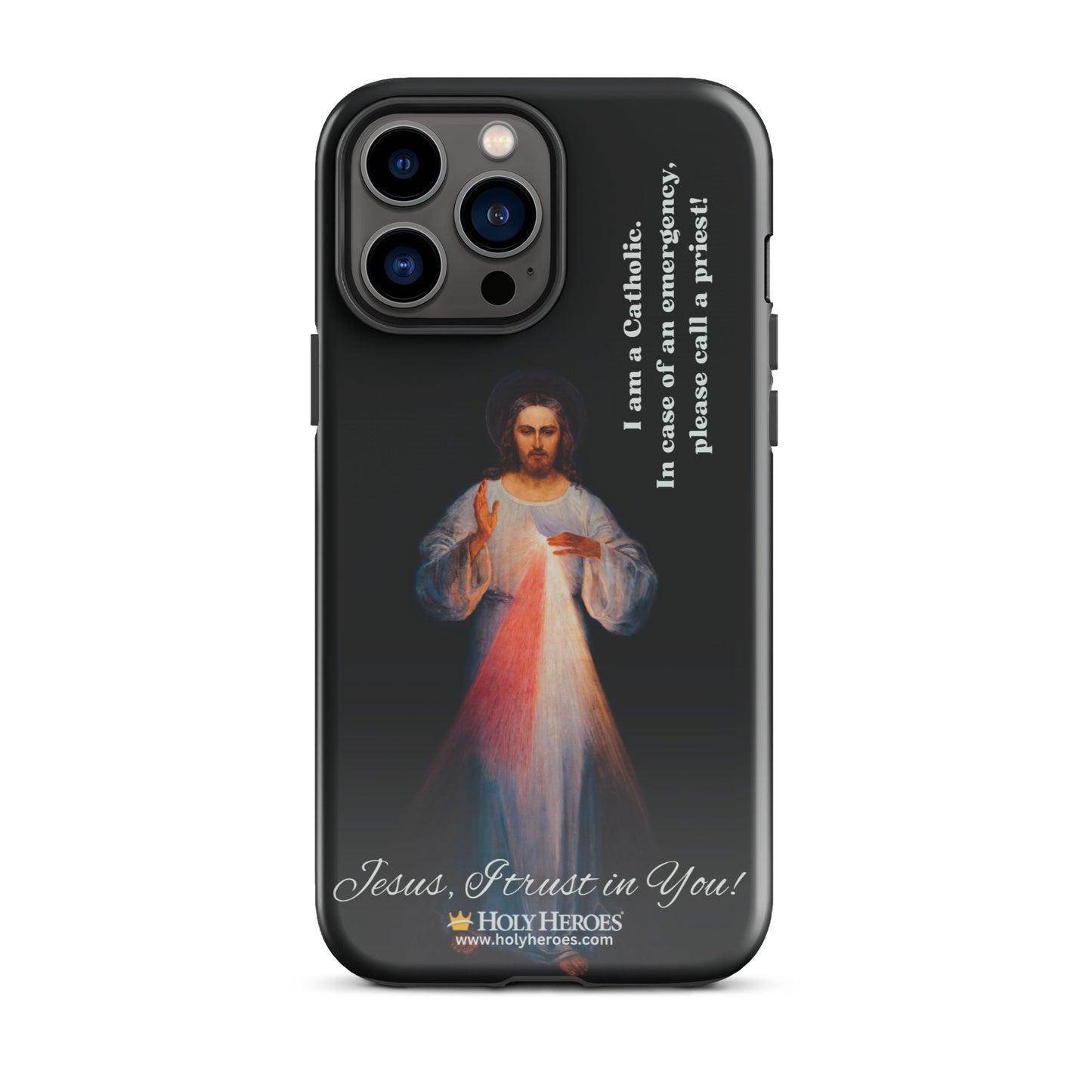 Divine Mercy "I am a Catholic" Tough Case for iPhone® - Holy Heroes