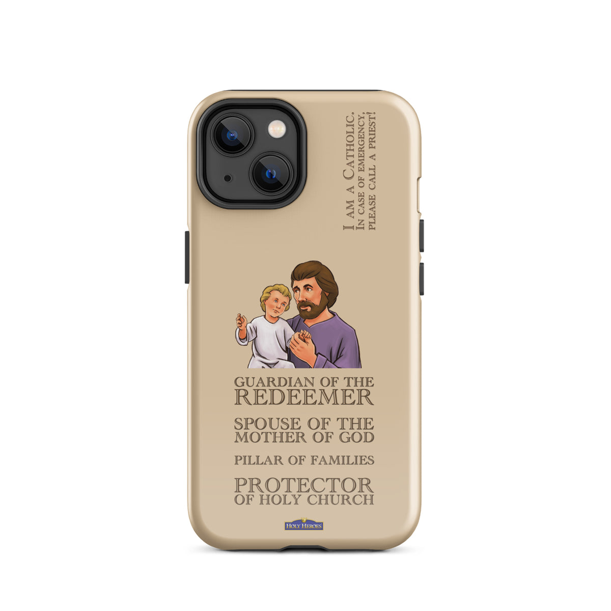 St. Joseph "I am a Catholic" Tough case for iPhone® - Holy Heroes