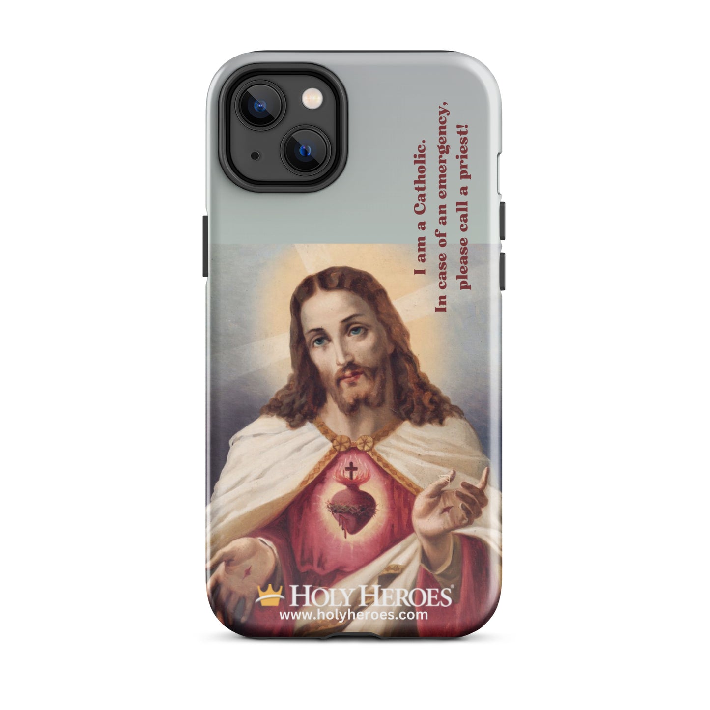 Sacred Heart "I am a Catholic" Tough Case for iPhone® - Holy Heroes