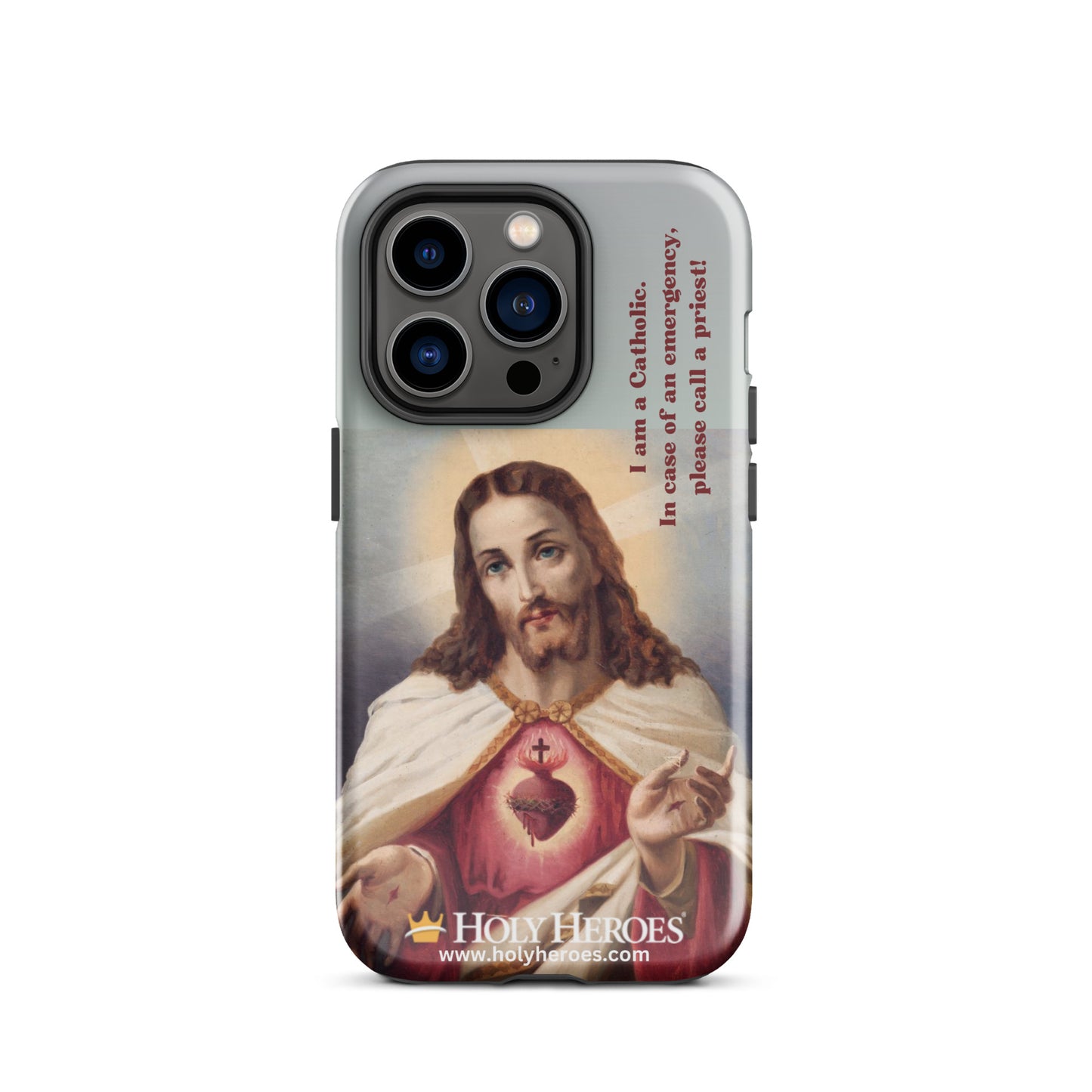 Sacred Heart "I am a Catholic" Tough Case for iPhone® - Holy Heroes