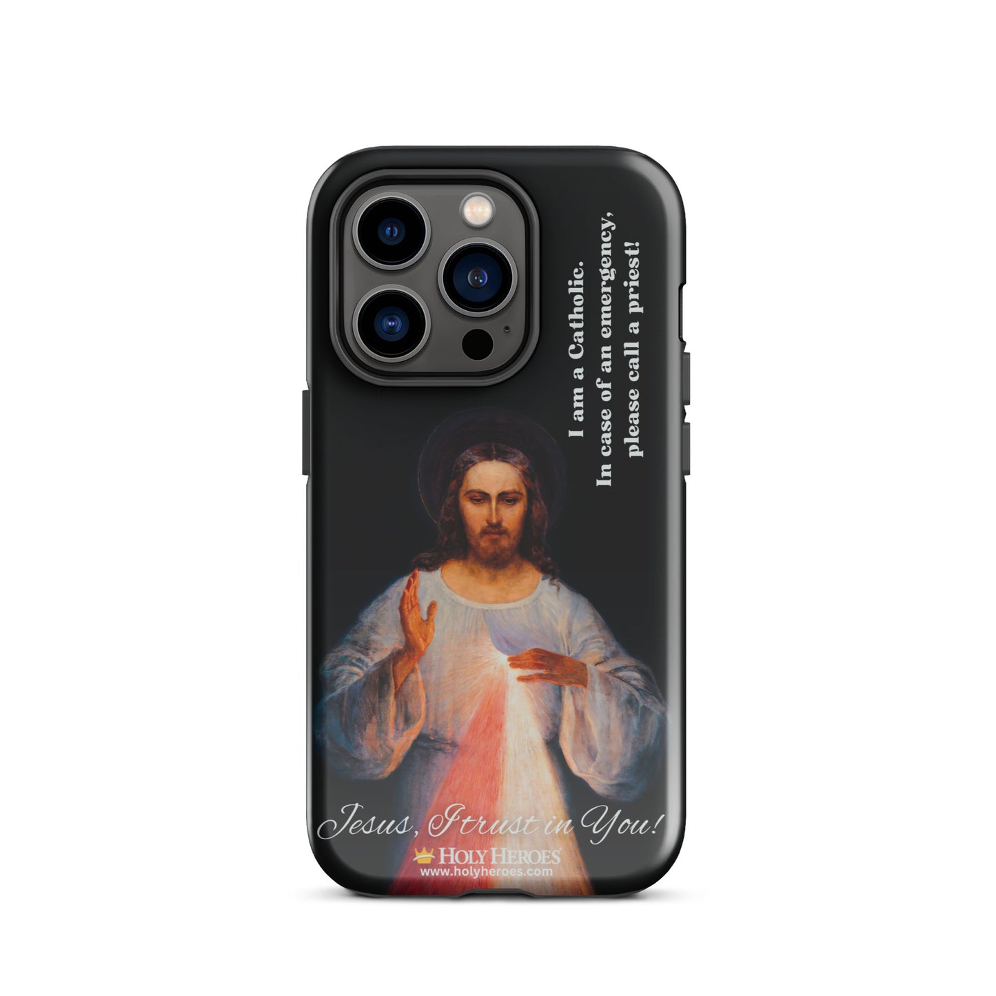 Divine Mercy (detail) "I am a Catholic" Tough Case for iPhone®