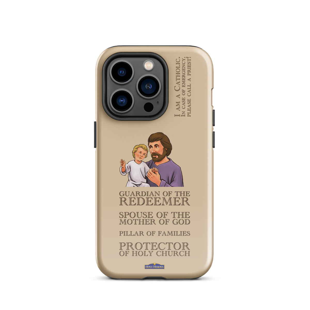 St. Joseph "I am a Catholic" Tough case for iPhone® - Holy Heroes