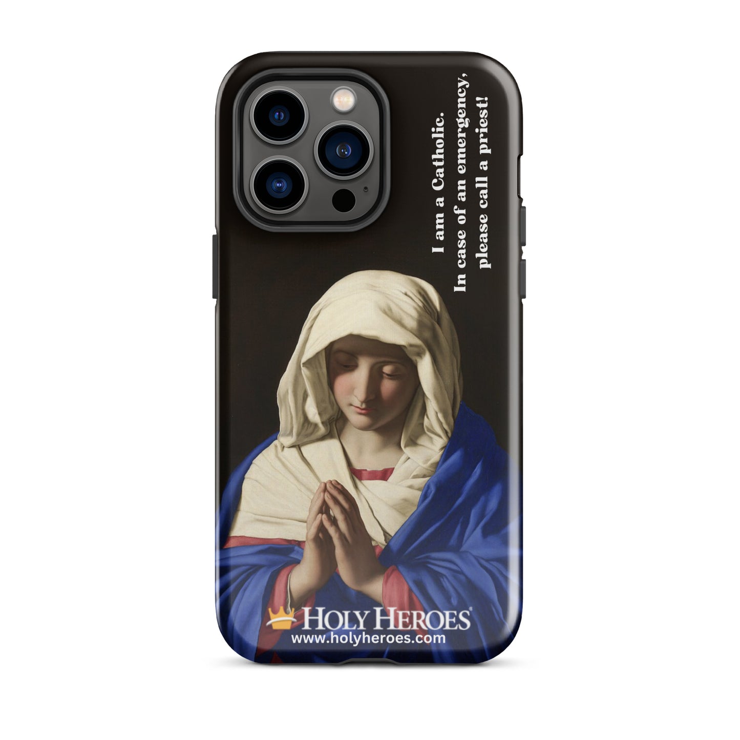 Praying Virgin Mary "I am a Catholic" Tough Case for iPhone®