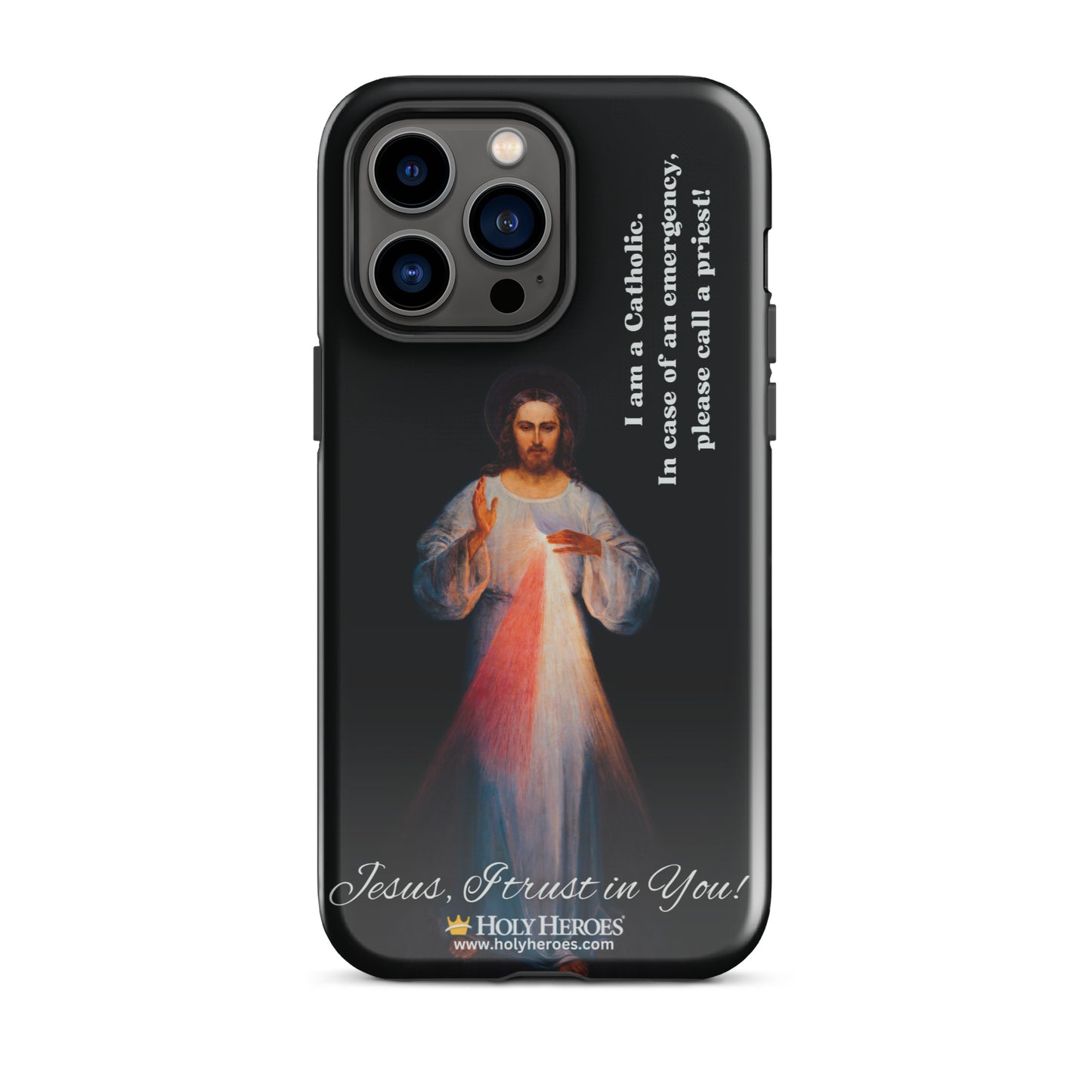 Divine Mercy "I am a Catholic" Tough Case for iPhone® - Holy Heroes