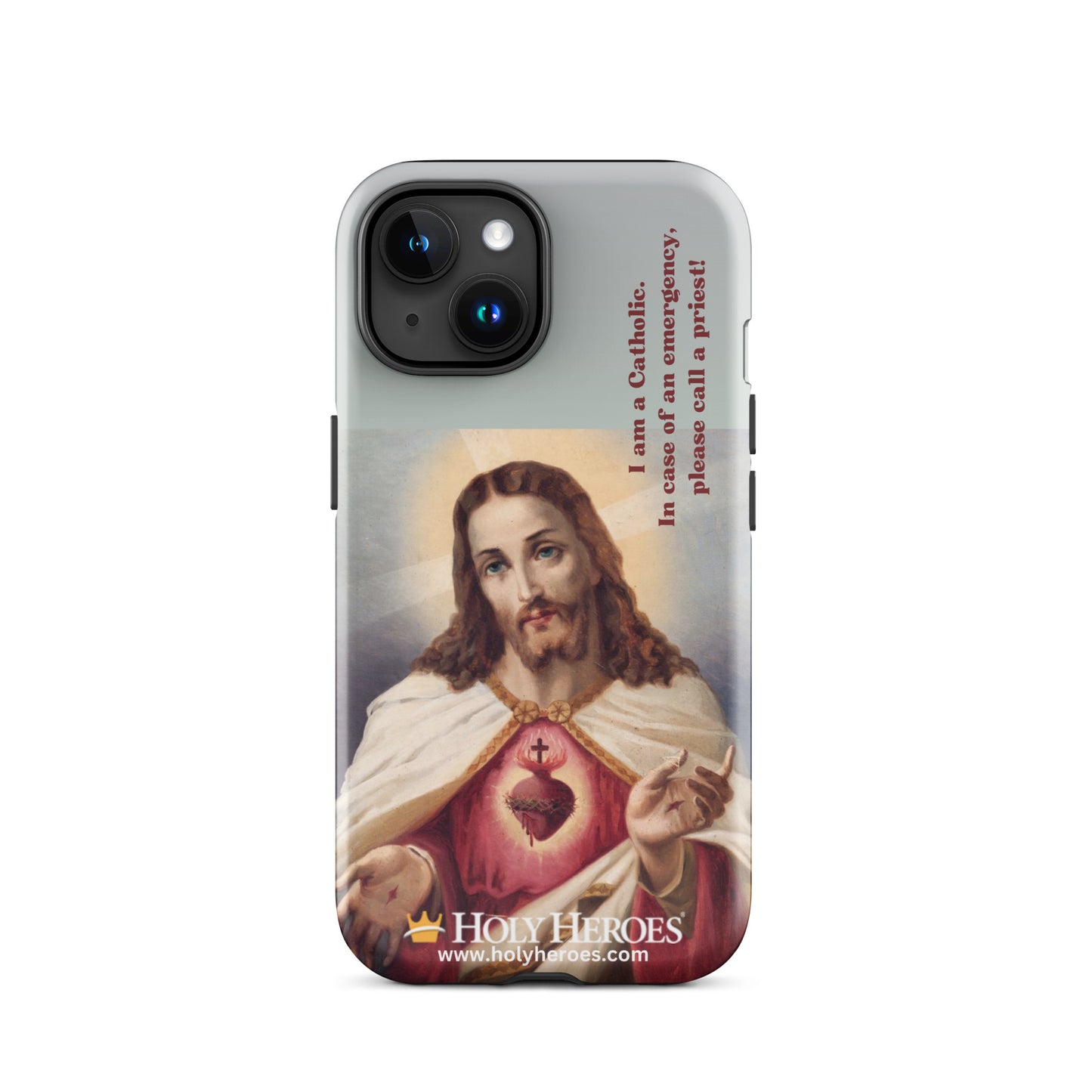 Sacred Heart "I am a Catholic" Tough Case for iPhone® - Holy Heroes