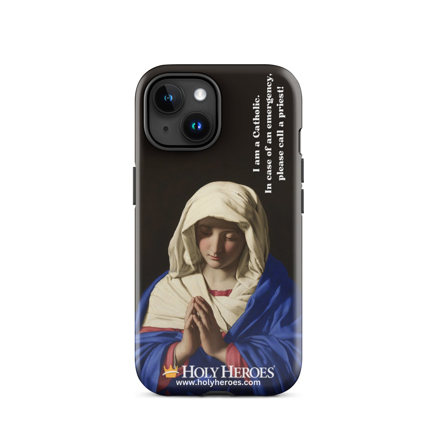 Praying Virgin Mary "I am a Catholic" Tough Case for iPhone®