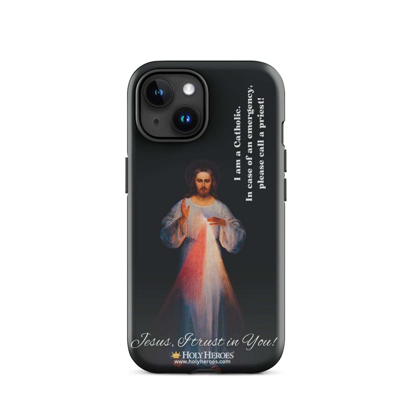 Divine Mercy "I am a Catholic" Tough Case for iPhone® - Holy Heroes