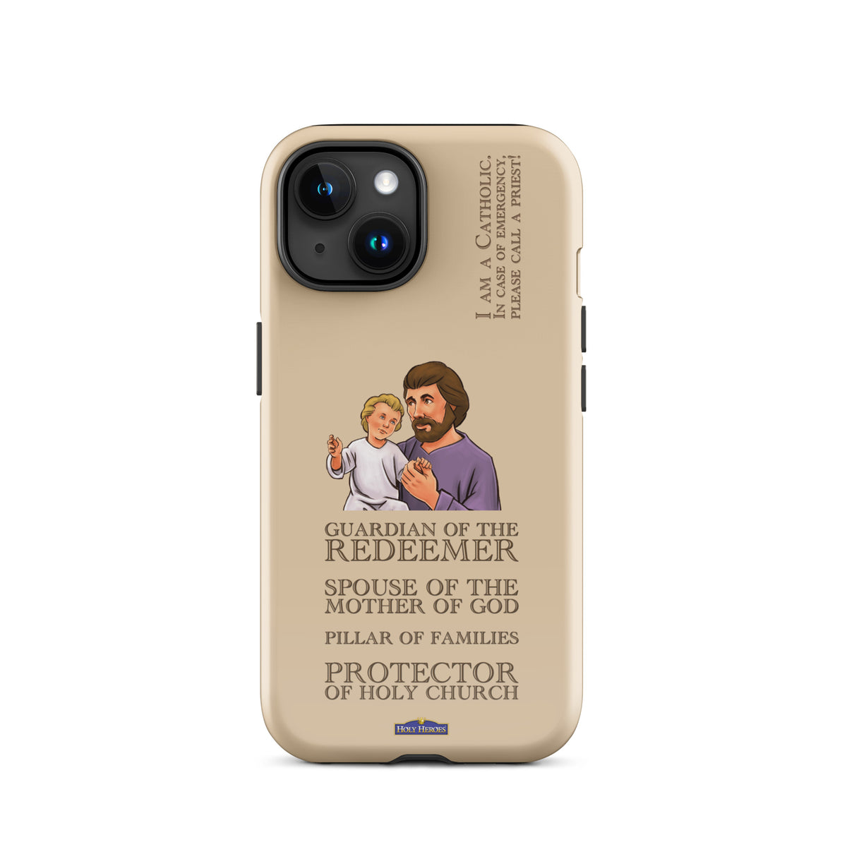 St. Joseph "I am a Catholic" Tough case for iPhone® - Holy Heroes