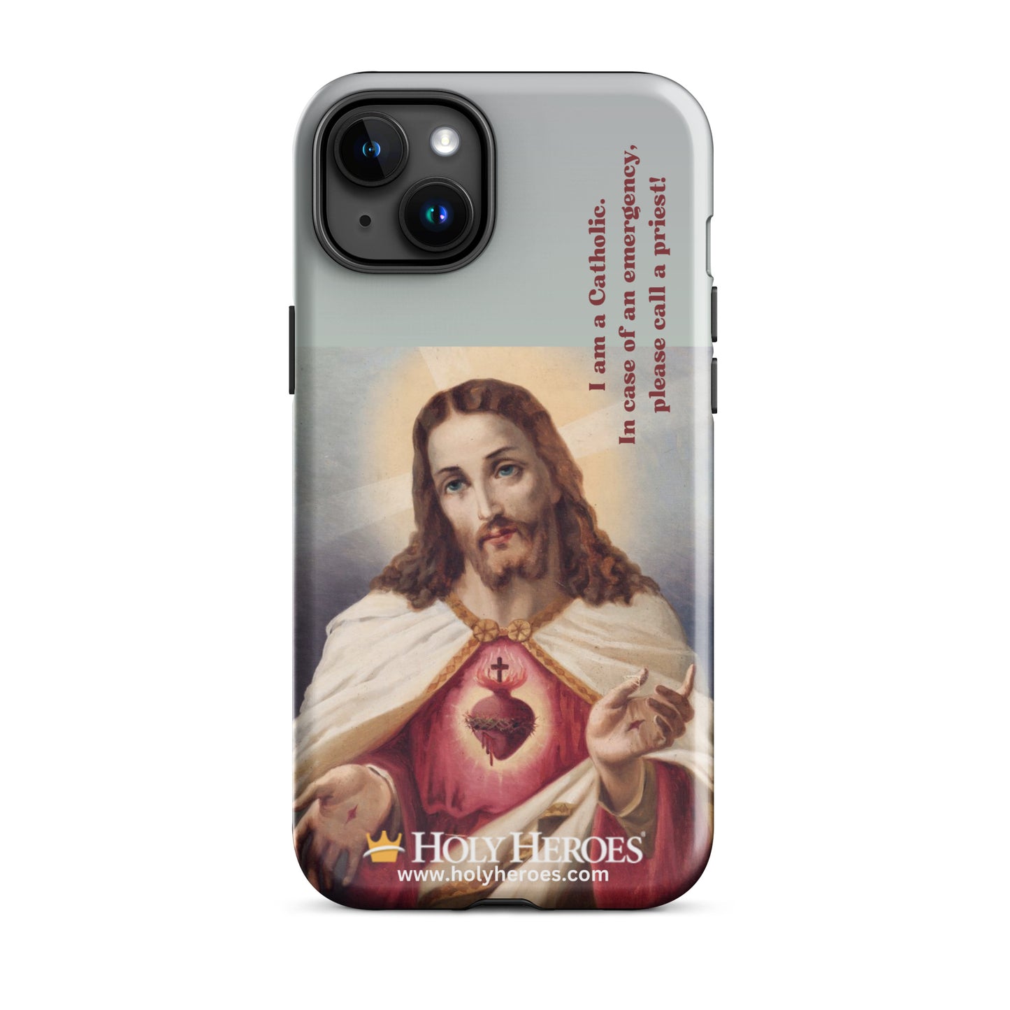 Sacred Heart "I am a Catholic" Tough Case for iPhone® - Holy Heroes