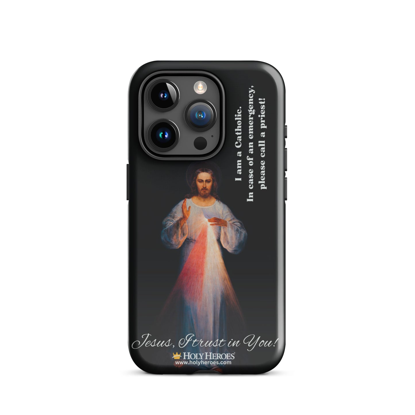 Divine Mercy "I am a Catholic" Tough Case for iPhone® - Holy Heroes