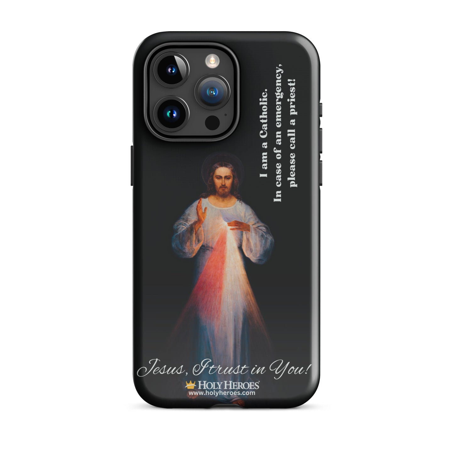 Divine Mercy "I am a Catholic" Tough Case for iPhone® - Holy Heroes