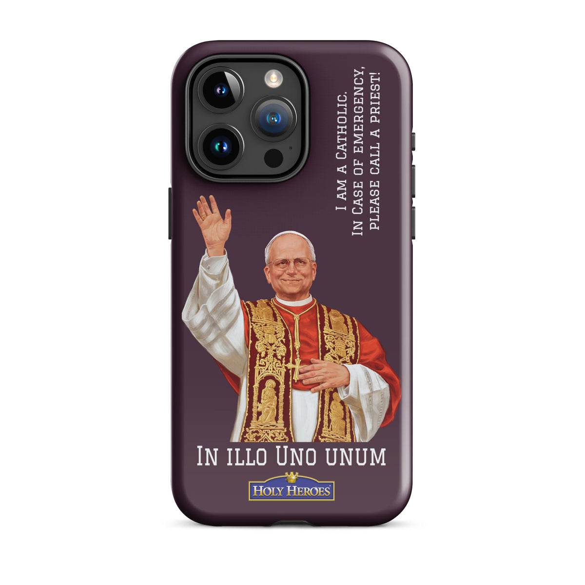 Pope Leo XIV "I am a Catholic" Tough Case for iPhone® - Holy Heroes