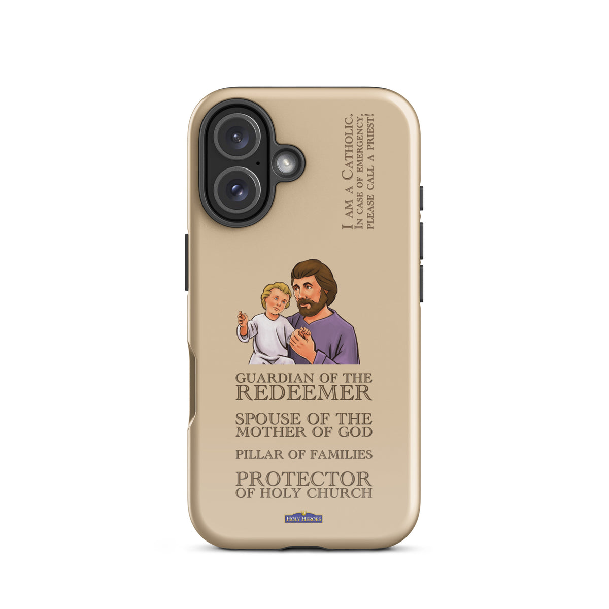 St. Joseph "I am a Catholic" Tough case for iPhone® - Holy Heroes