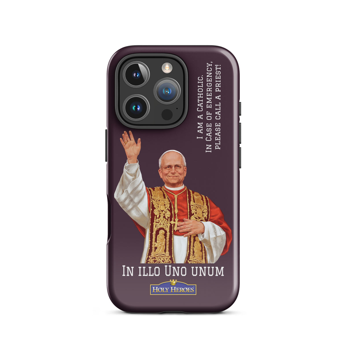 Pope Leo XIV "I am a Catholic" Tough Case for iPhone® - Holy Heroes