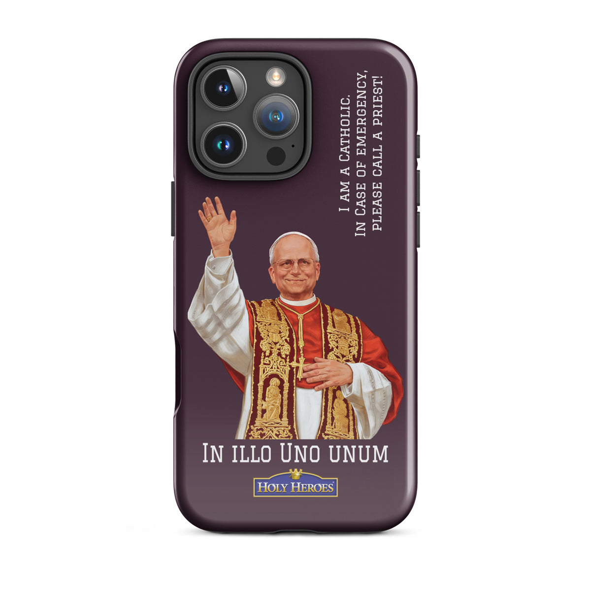 Pope Leo XIV "I am a Catholic" Tough Case for iPhone® - Holy Heroes