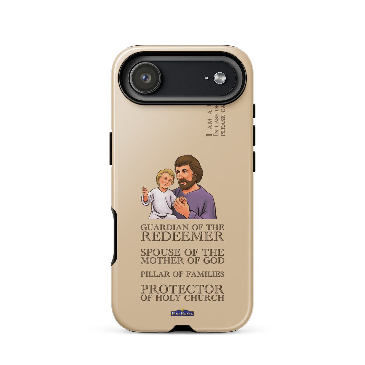 St. Joseph "I am a Catholic" Tough case for iPhone® - Holy Heroes