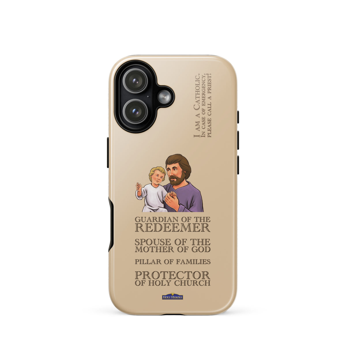 St. Joseph "I am a Catholic" Tough case for iPhone® - Holy Heroes