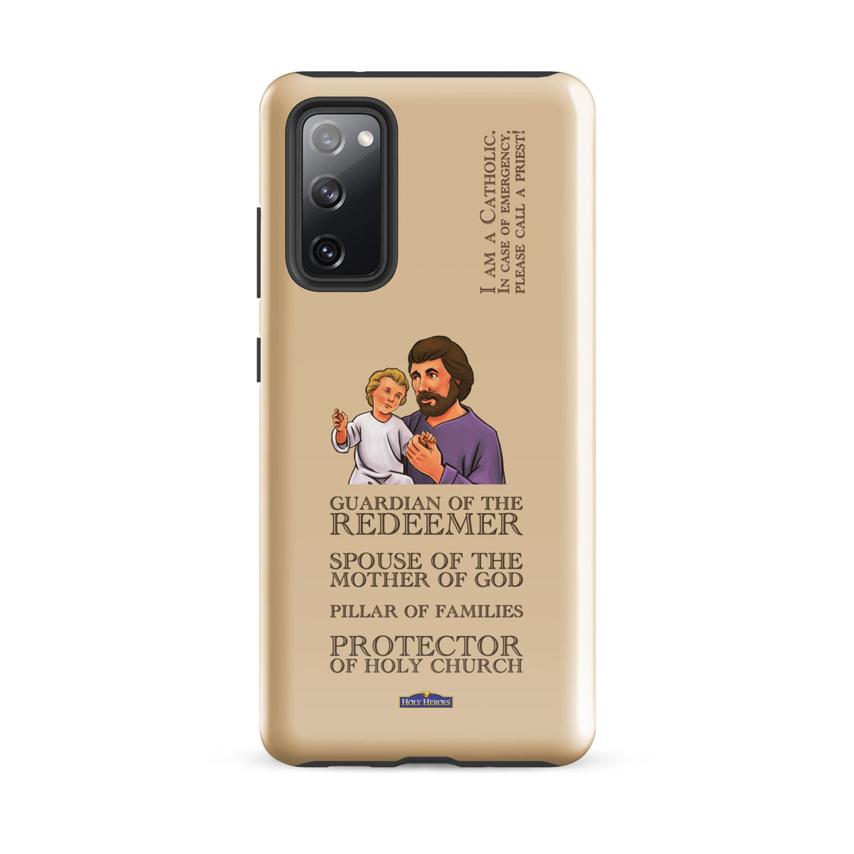 St. Joseph "I am a Catholic" Tough case for Samsung® - Holy Heroes