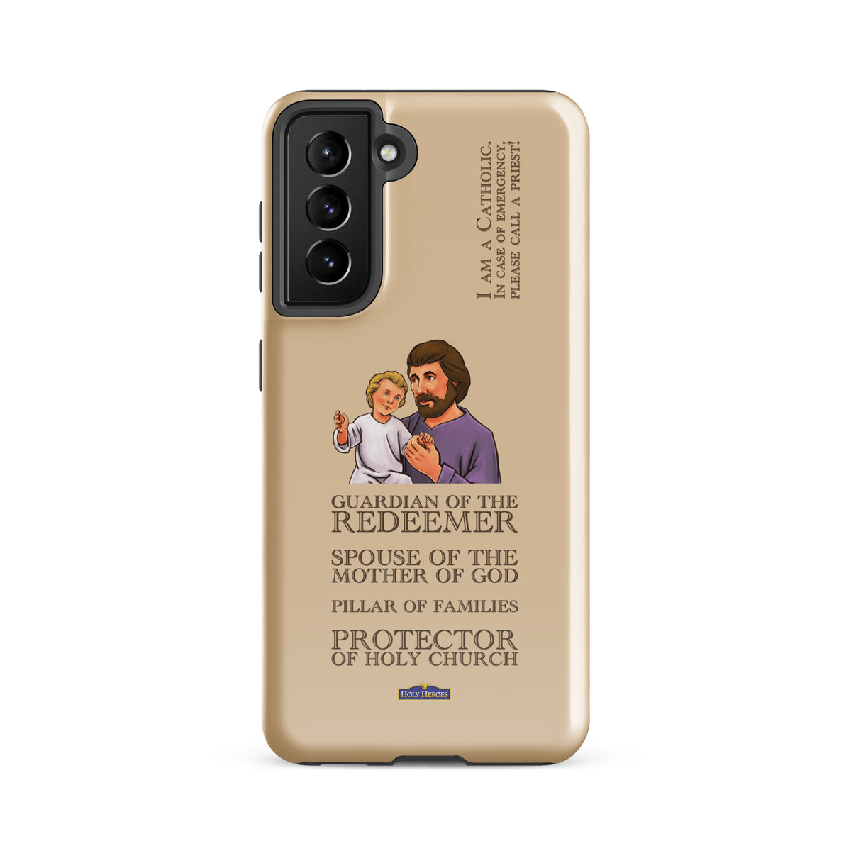 St. Joseph "I am a Catholic" Tough case for Samsung® - Holy Heroes