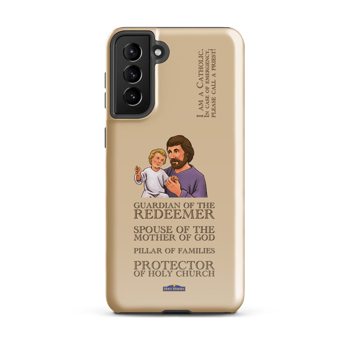 St. Joseph "I am a Catholic" Tough case for Samsung® - Holy Heroes